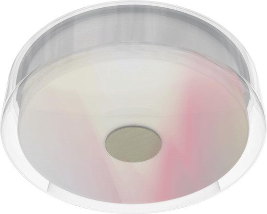 WiZ LUNAR Plafondlamp - 2000lm - IP23 - Incl. WiZmote - Glas - 40cm - Kleurrijk