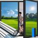 Merkloos Privacy Raamfolie One Way Mirror Zelfklevende Film voor Raamdecoratie, Anti-Glare, Warmte- en UV-bescherming, Zilver 44.5 x 200 cm