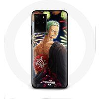 Maniacase Hoesje voor Samsung Galaxy S11 Plus One Piece Vrolijk Kerstfeest Zoro Anime Manga