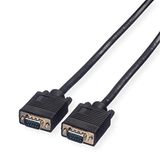 ROLINE VGA-kabel - beeldschermkabel naar HD D male connector - voor notebook aansluiting • grafische kaart • l projector zwart 20m