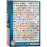 Vlaggen EuroGraphics Vlaggen van de wereld puzzel van 1000 stukjes