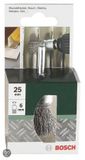 Bosch Accessoires Bosch - Penseelborstel voor boormachines - gegolfde draad, 25 mm
