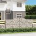 Maison Exclusive - Geknoopte gaasbakken, 8 stuks, 300x50x120/140 cm, verzinkt staal