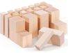 Lindehout - Blocs de sculpture sur bois - 24 pièces - 3 tailles - Bois de sculpture pour enfants et adultes