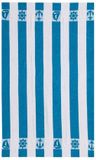 Jose Secaneta Strandhanddoek Marina Turkoois 100 x 160 cm