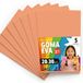 OFITURIA EVA-rubber voor school- en creatieve werkzaamheden, gekleurde schuimplaten voor doe-het-zelfprojecten, kunst, kinderdecoratie, scrapbooking, kunsthandwerk, 20 x 30 cm (perzik, 5 stuks)