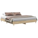 VidaXL Bedframe Sonoma Eiken 180x200 cm