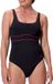 Speedo Contour Eclipse Shaping Badpak Dames Zwart/Roze