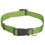 Chapuis SELLERIE SLA193 Verstelbare hondenhalsband - nylon riem groen - breedte 20 mm - lengte 35-60 cm - maat M