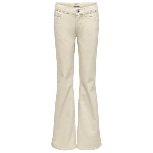 ONLY KIDS ONLY GIRL low waist flared jeans ecru