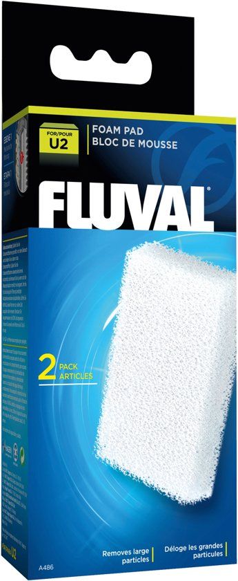 Fluval U2 Filterschuimblok 2 stuks U2