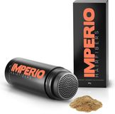 IMPERIO Haarvezels voor Haarverdikking & Vol Haar in Seconden - Haarvezel Poeder voor een Authentieke Look - 100% Natuurlijk - In Premium Kapperskwaliteit - 26g (donkerblond)