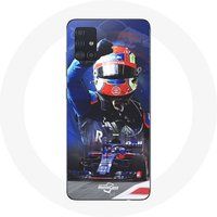 Maniacase Case voor Samsung Galaxy A51 Formula 1 Pierre Gasly Driver F1 Rood Blauw