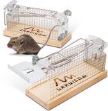 Gardigo Souris-vivant-piège Cage 2-pièces set