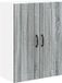 vidaXL Armoire murale LUCCA Gris Sonoma Bois traité 60 x 31 x 80 cm