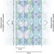 A.S. Création VLINDERS, LIBELLE EN BLOEMEN FOTOBEHANG | Geruit - Groen Lila Blauw Wit - Livingwalls The Wall II
