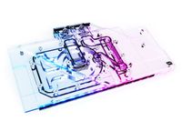 AlphaCool Eisblock Aurora Acryl GPX-A - Waterblock voor videokaart - Zwart, Transparant