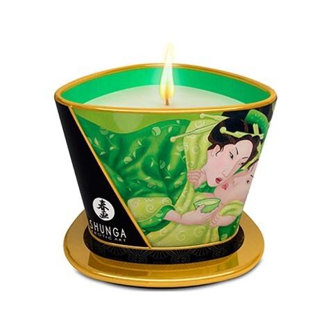 Shunga Massagekaars Groene Thee 170 Ml