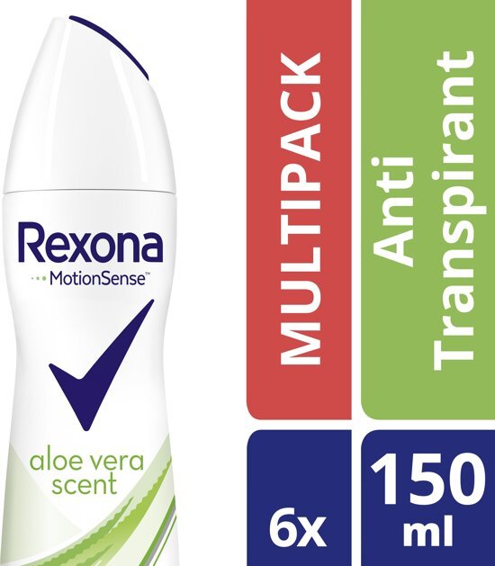 Rexona Women Anti-transpirant Spray Aloe Vera 200 ML 6 stuks