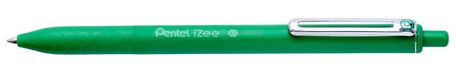 Pentel BX467-D Groen Intrekbare balpen met klembevestiging