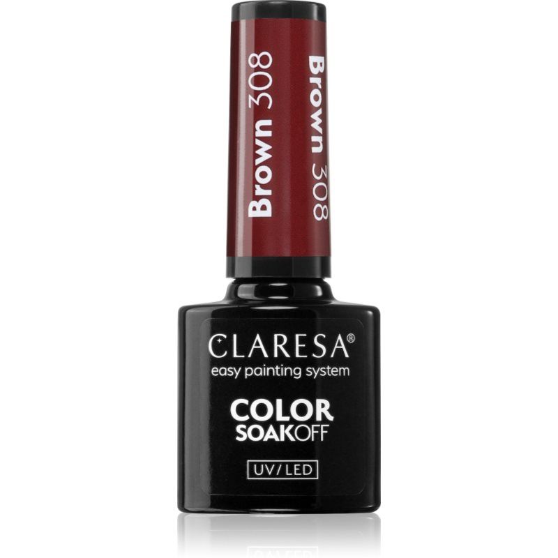 Claresa SoakOff UV/LED Color 308 Brown 5ml