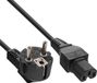 Inline Stroomkabel met C15 warmte-plug - zwart - 3 meter