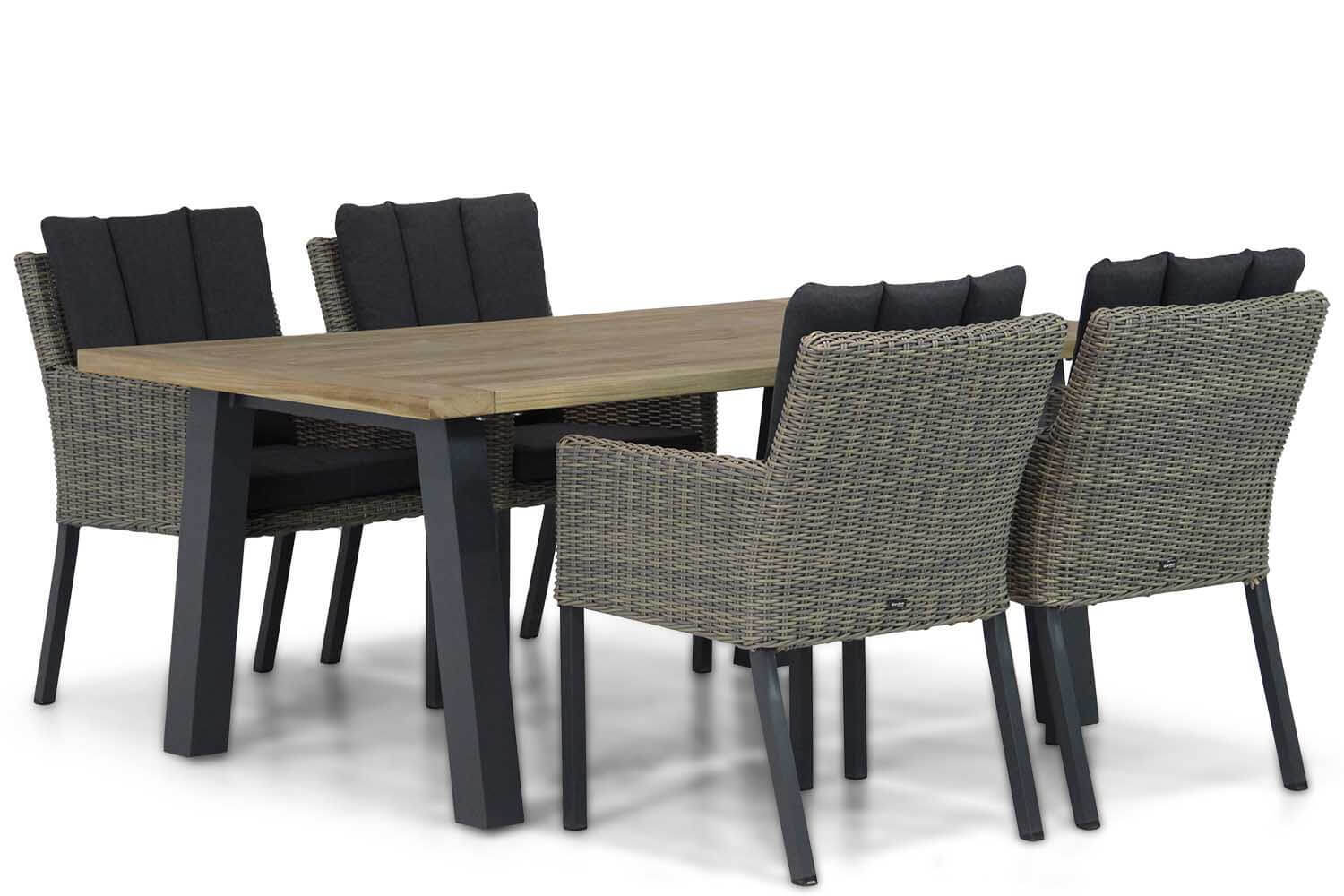 Garden Collections Oxbow/Glasgow 180 cm dining tuinset 5-delig