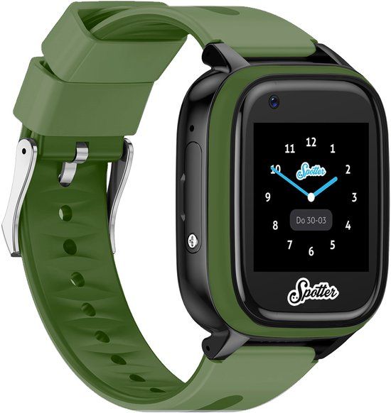Spotter Explorer 4G GPS Kids Smartwatch - Green - Camera, Call & Chat - Waterproof - SIM Card Included