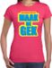 Bellatio Decorations Shoppartners Bv Foute party Maak me gek verkleed/carnaval t-shirt roze dames - Foute hits - Foute party outfit/ kleding XL