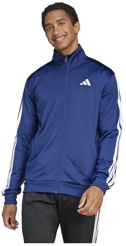 Adidas 3 Stripes Tricot Regular Trainingsjack Blauw M