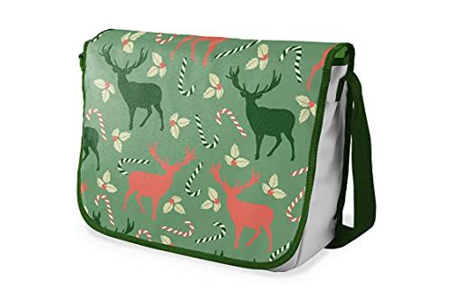 Bonamaison Digitaal Bedrukte Messenger Schooltas - 29x36 cm