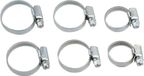 KIRCHHOFF Serre-tuyau 9 mm largeur de bande - Galvanisé - 16-25, 20-32, 23-35mm - Pour 1/2" - 3/4" - 1" (Set 3x2)