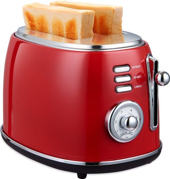 MOA Retro Broodrooster - Rood