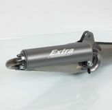 Giannelli Uitlaat voor MBK 50 CW LN Booster Naked 12p (2004-2014) - Grijs