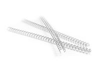Pavo Wire-O bindruggen 9,5mm - 3/8 - wit - 100 stuks
