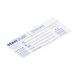 neoLab 2-0710 Indicatorlabel, dubbel zelfklevend, 80 mm x 34 mm x 80 mm, 250 stuks