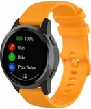 By Qubix - Sportband met motief - Oranje - Geschikt voor Xiaomi Mi Watch / Xiaomi Watch 2 / Xiaomi Watch S1 / S2 / S3 / S4 (47mm)