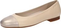 Sioux VILLANELLE-702 Ballerinaschoenen Wit/beige Maat 37.5