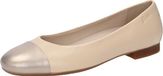 Sioux VILLANELLE-702 Ballerinaschoenen Wit/beige Maat 37.5