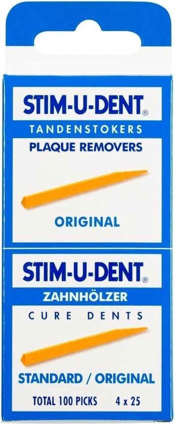 Stimudent Origineel - Tandenstokers - 3 x 100 stuks - Voordeelverpakking