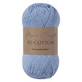 Utopia Crafts Re-Cotton breigaren, 100g (vervaagd blauw)