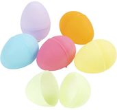 Merkloos Surprise paaseieren - 24x stuks - leeg - 4,5 cm
