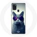 Maniacase Etui voor Samsung Galaxy A21S Kattenbril stijl