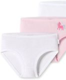 SCHIESSER Heupslip Meisjes 3-pack Assorti 6 Katoen Maat 92