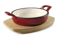 RONDE LACOR Ronde Steelpan Magma Rood D12cm