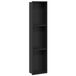 vidaXL Douche Niche Zwart 90 x 20 x 9,5 cm Roestvrij staal