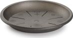 Forte Plastics Opvangschaal/onderbord Plantenpot antraciet rond 30 cm - Kunststof