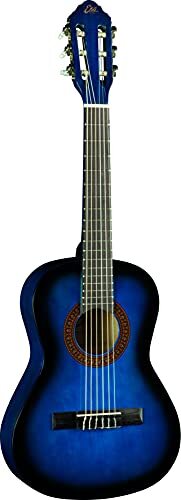 EKO GUITARS - CS-2 BLUE BURST klassieke gitaar studioserie, schaal 1/2, kleur Blue Burst