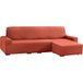 ECOMMERC3 Bankhoes voor chaise longue, kort hoekdeel rechts, elastisch, jacquard, ketel
