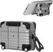 kwmobile Koptelefooncase met kofferdesign voor Apple Airpods Pro 2 / Pro 1 – zilver